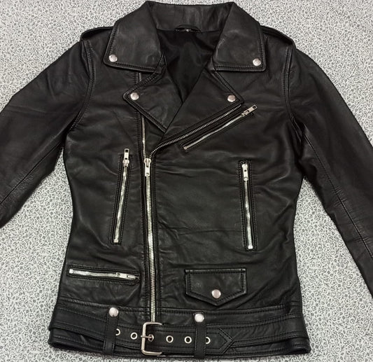 Leather Motorbike Jacket For Men