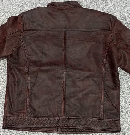 Leather Jacket For Mans In Vintage Article