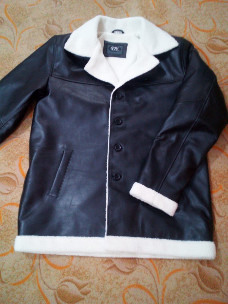 Leather Jacket With fur lining For Men