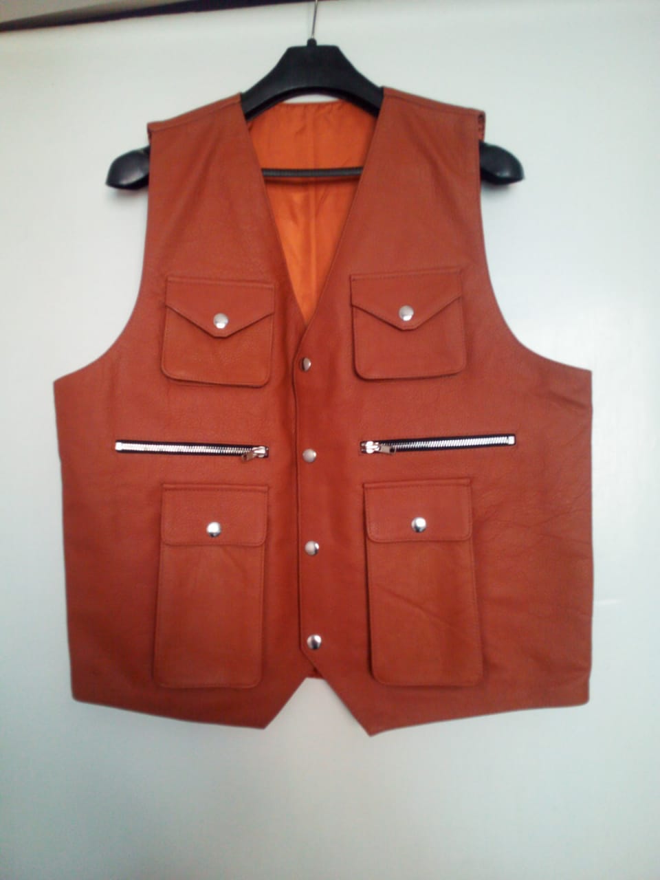 Leather Vest coat For Men