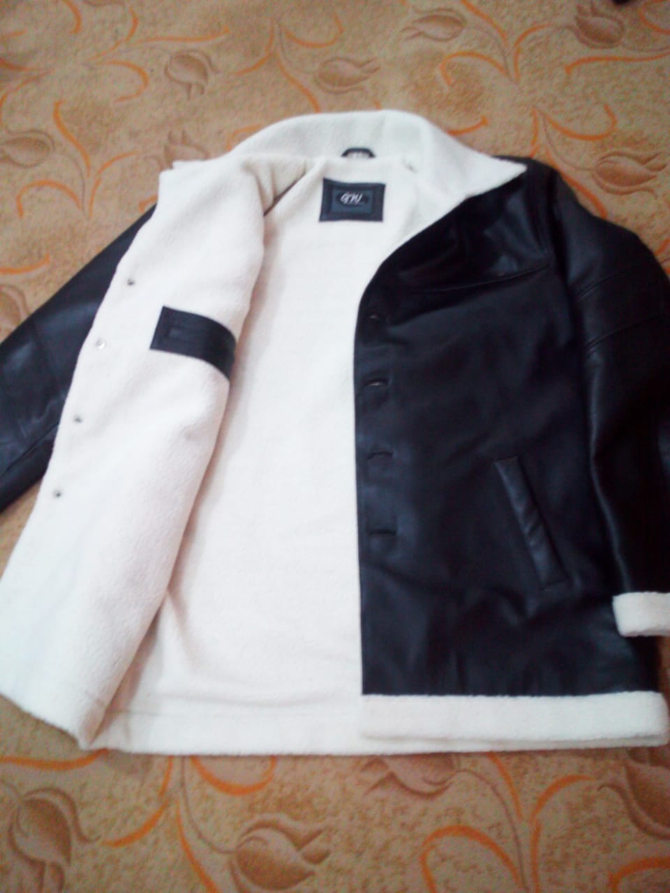 Leather Jacket With fur lining For Men
